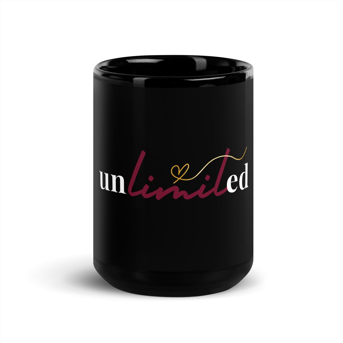 unLIMITed - Black Glossy Mug