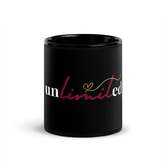 unLIMITed - Black Glossy Mug