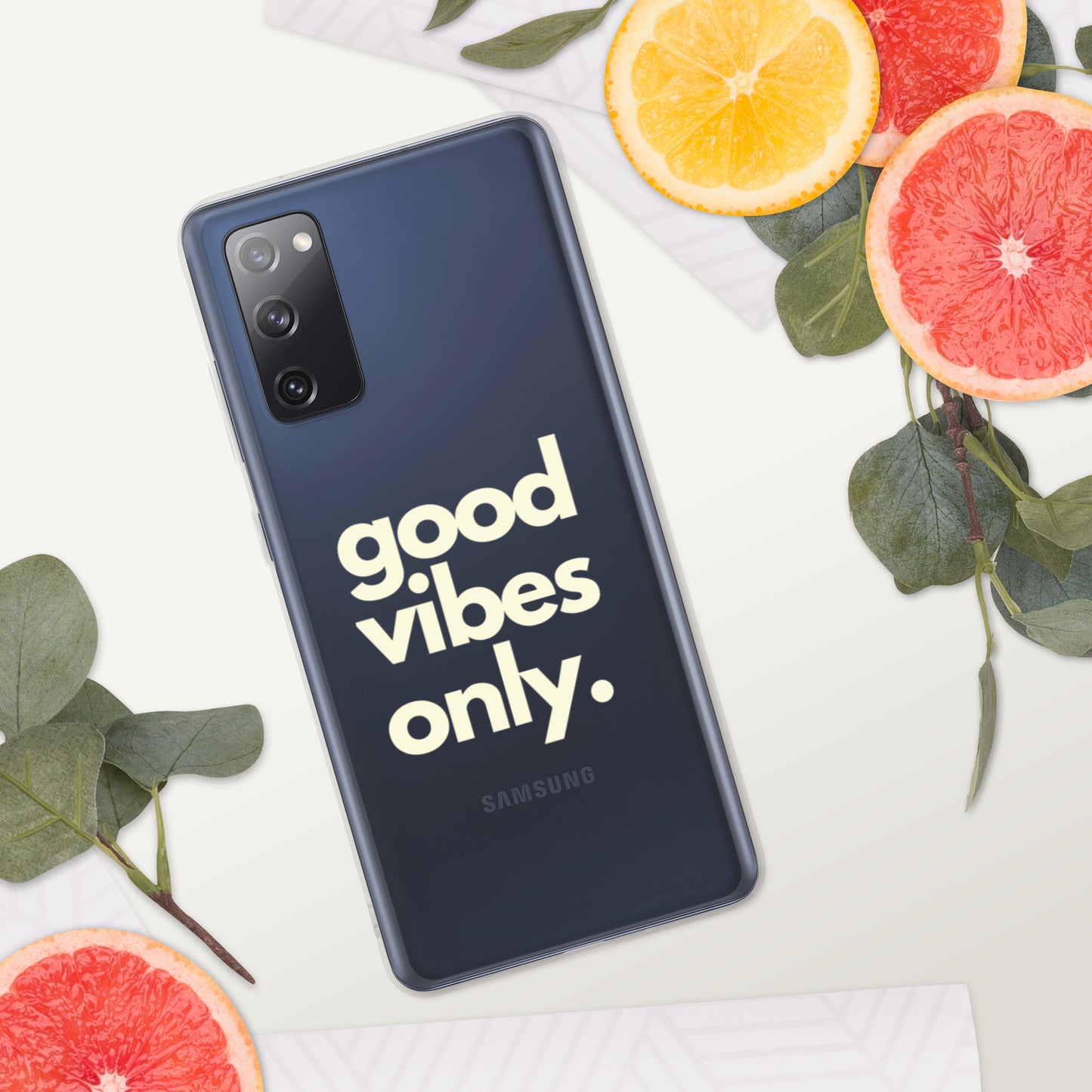 Good Vibes Only - Clear Case for Samsung®