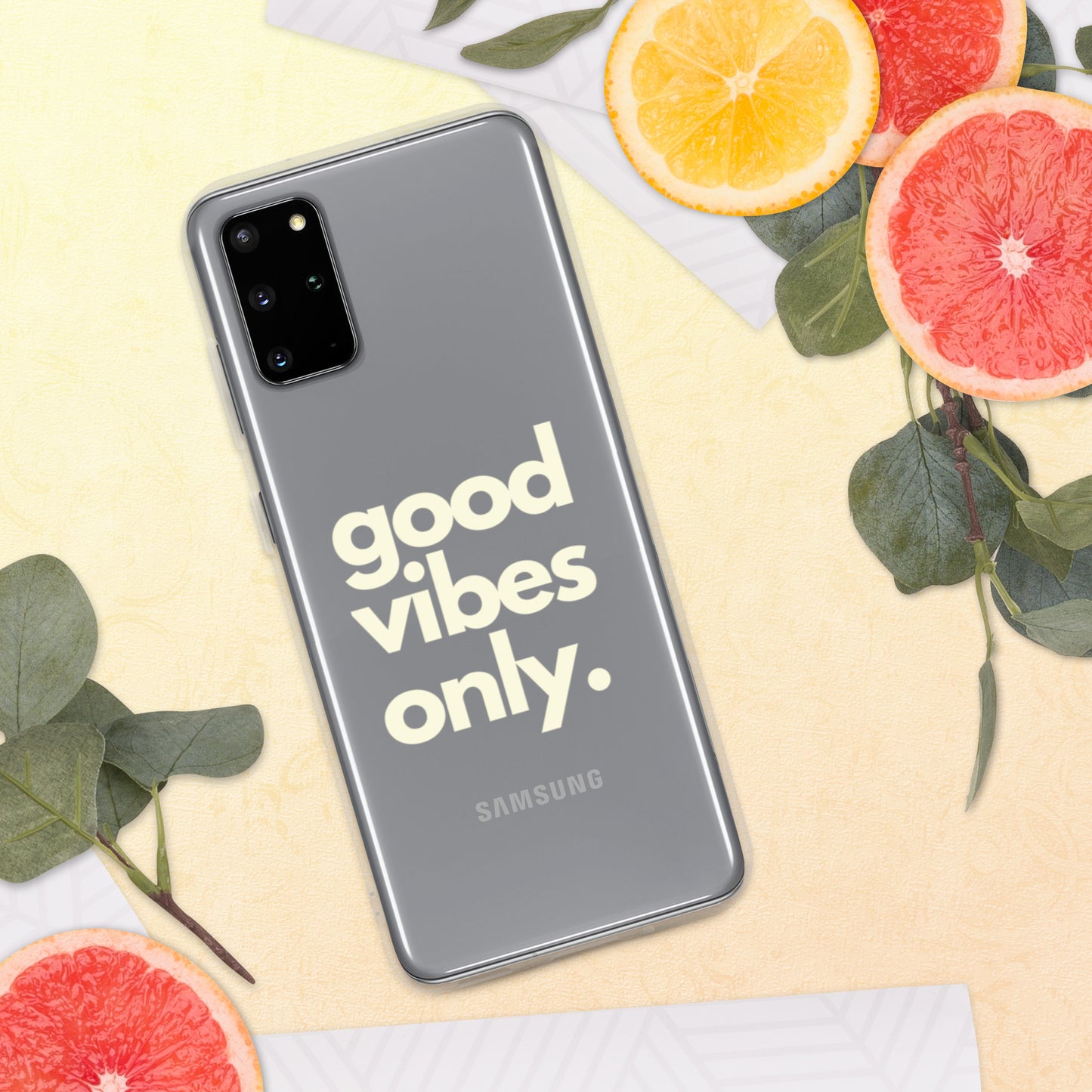 Good Vibes Only - Clear Case for Samsung®