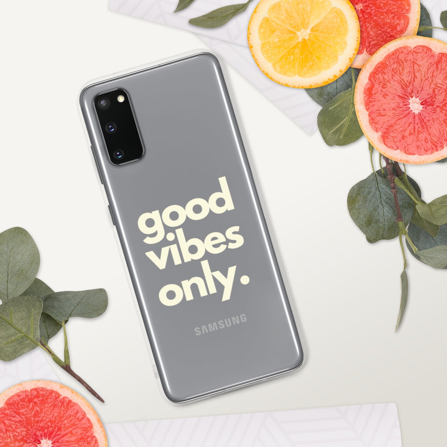 Good Vibes Only - Clear Case for Samsung®