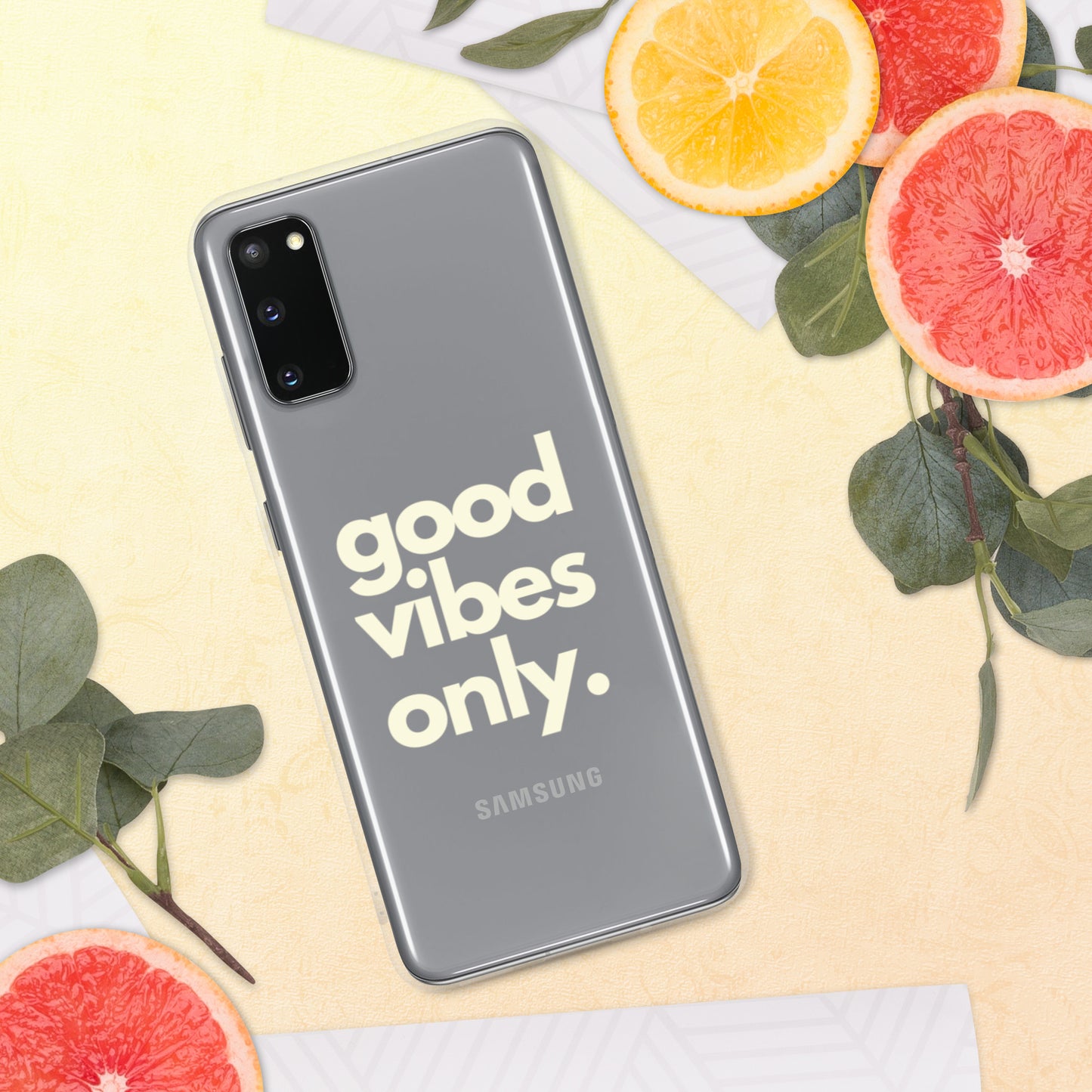 Good Vibes Only - Clear Case for Samsung®