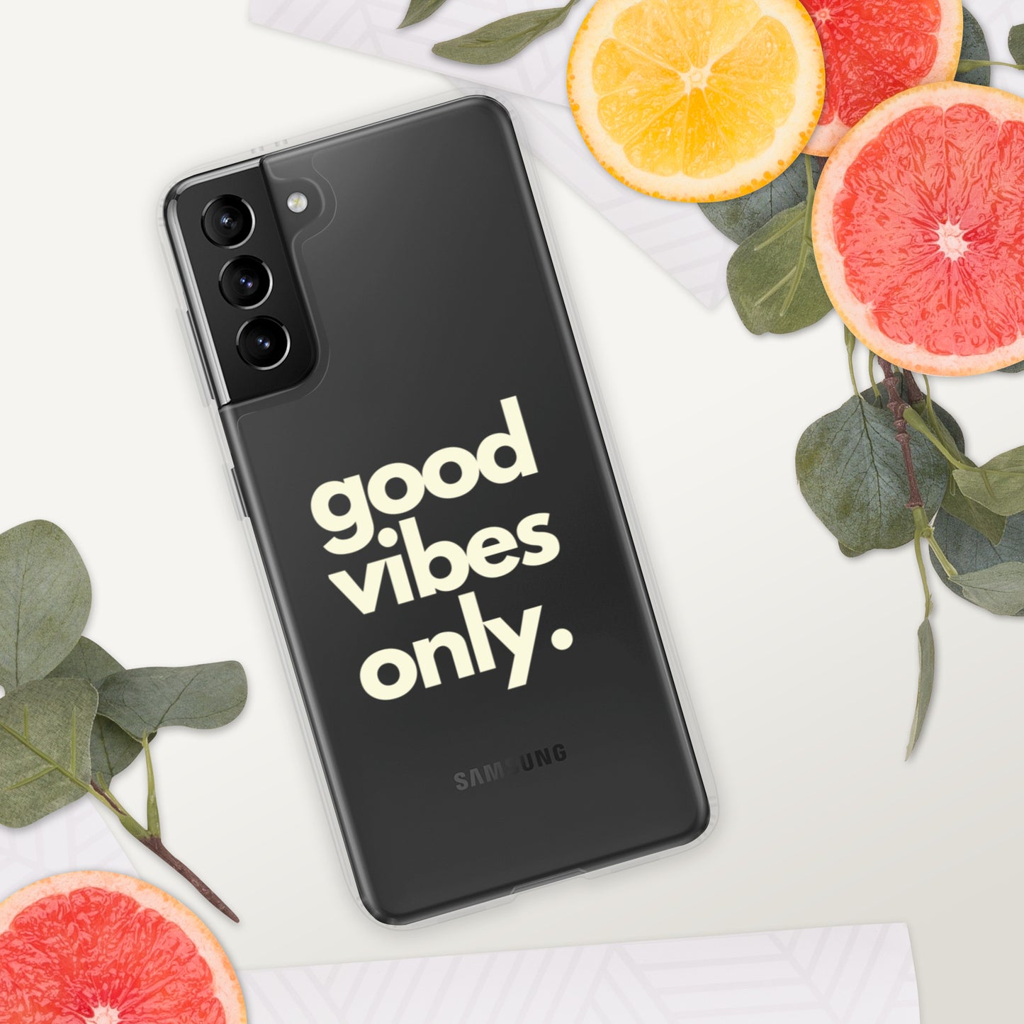 Good Vibes Only - Clear Case for Samsung®