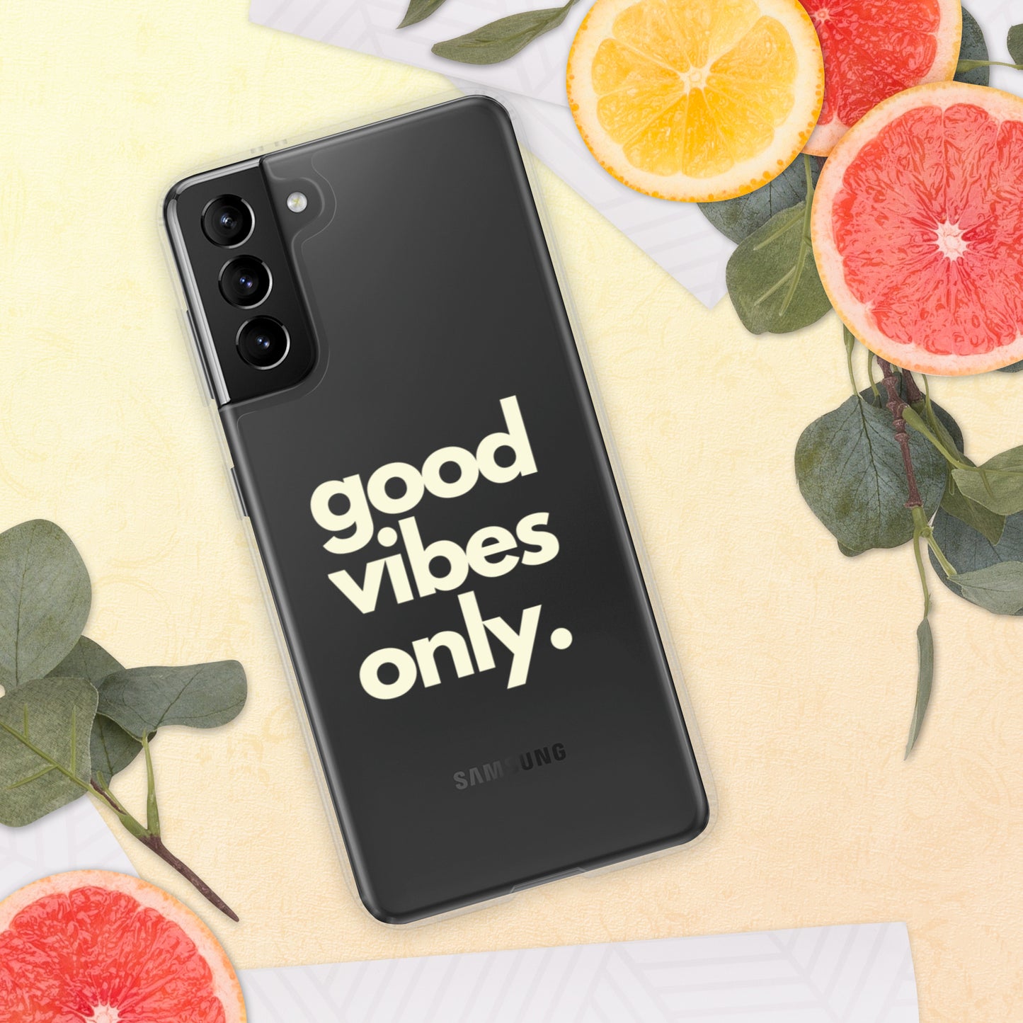 Good Vibes Only - Clear Case for Samsung®