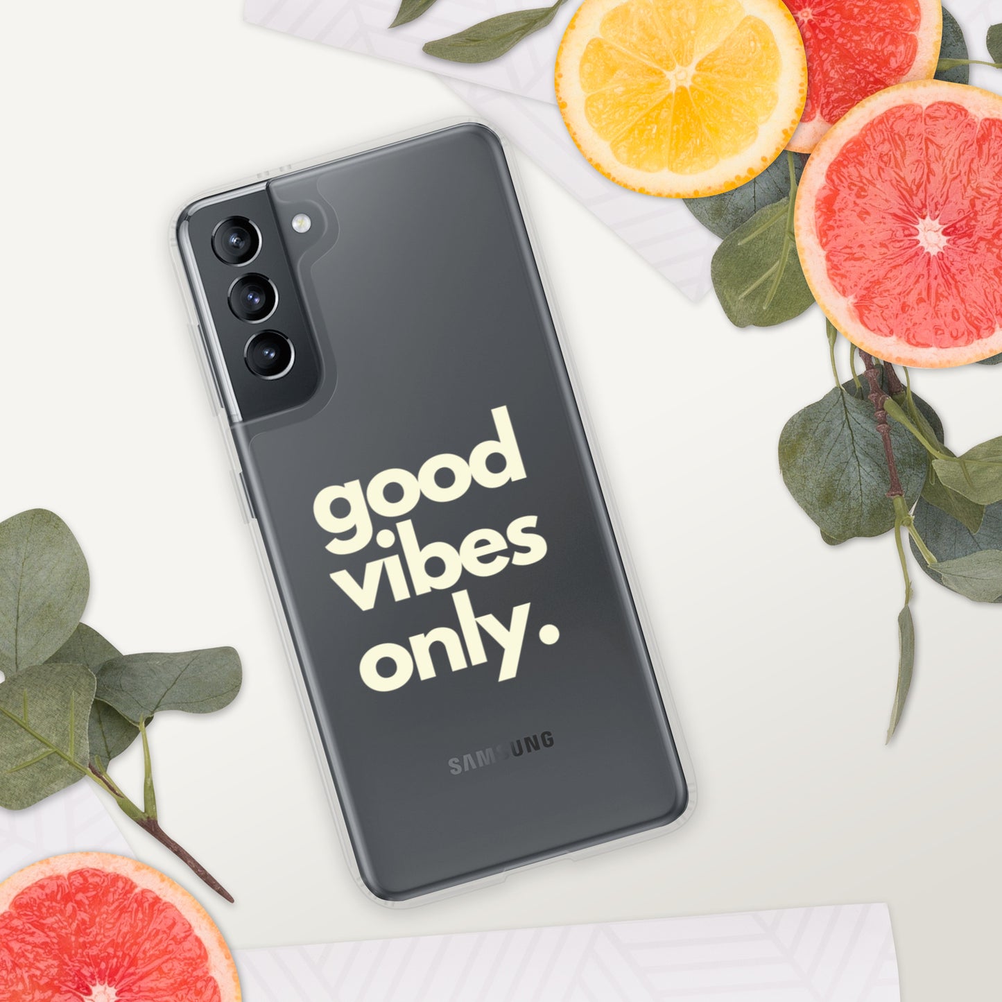 Good Vibes Only - Clear Case for Samsung®