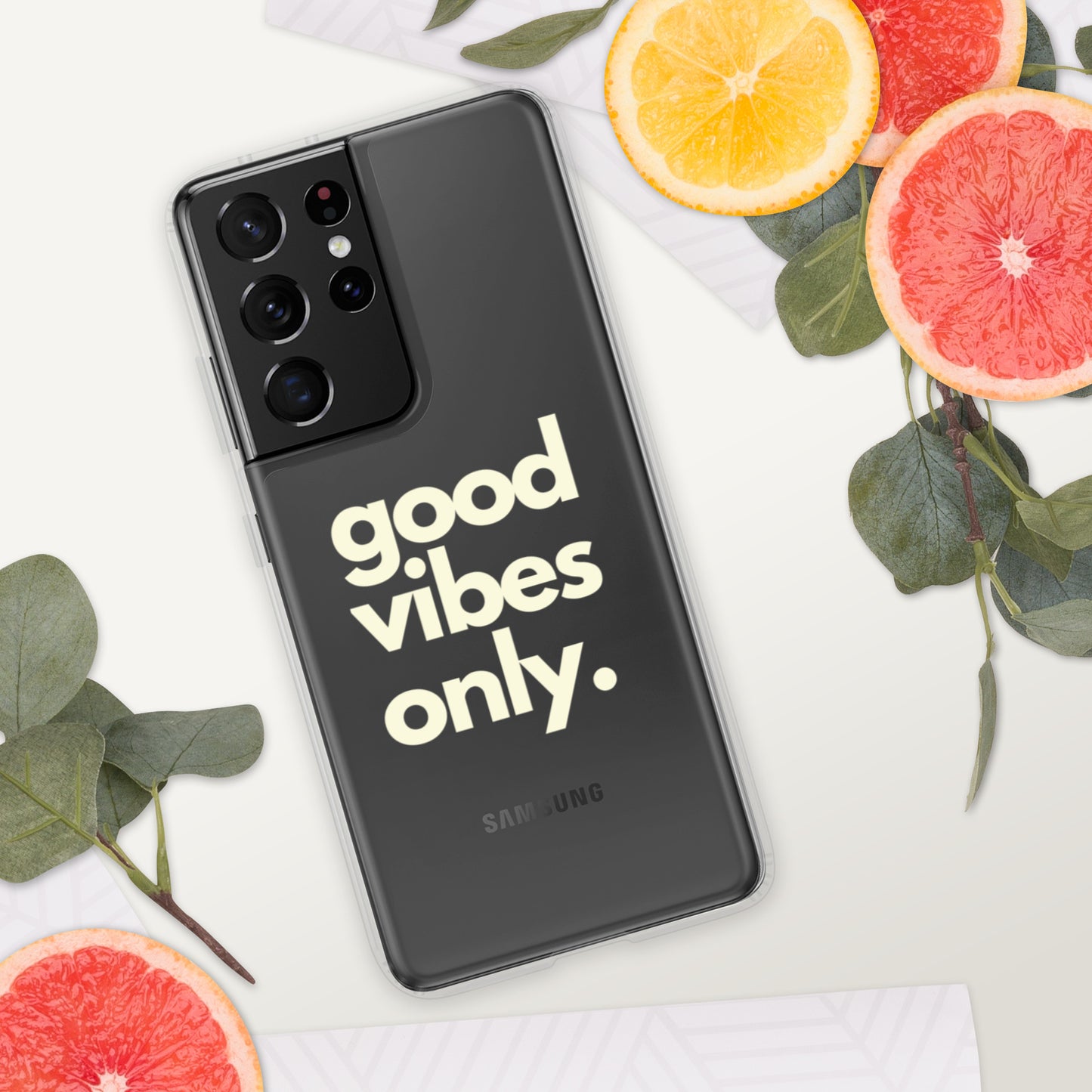 Good Vibes Only - Clear Case for Samsung®