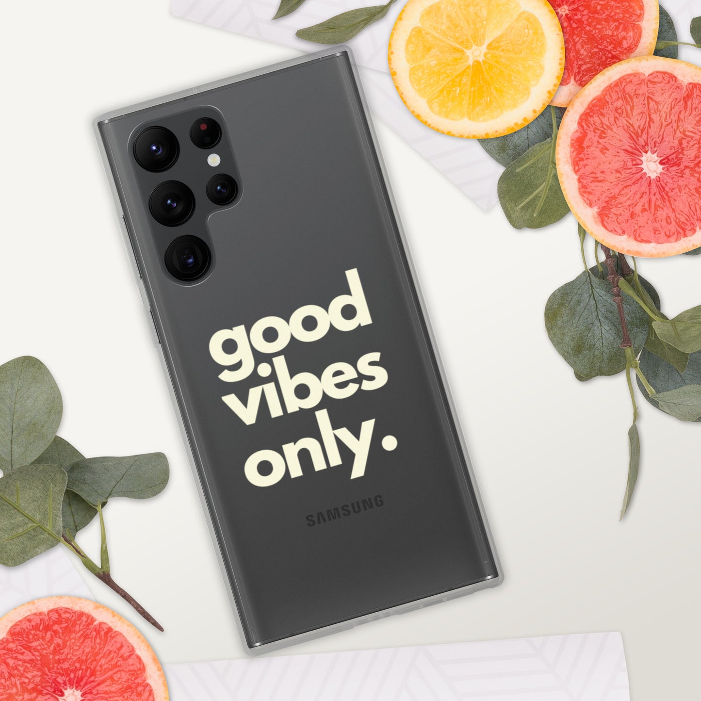 Good Vibes Only - Clear Case for Samsung®