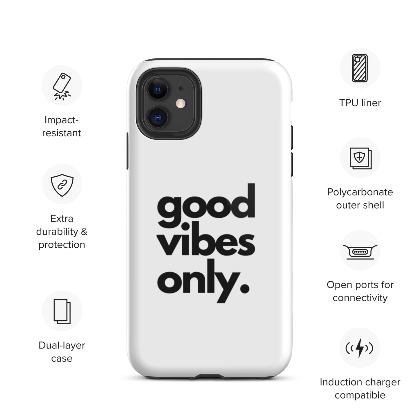 Good Vibes Only - Tough Case for iPhone®