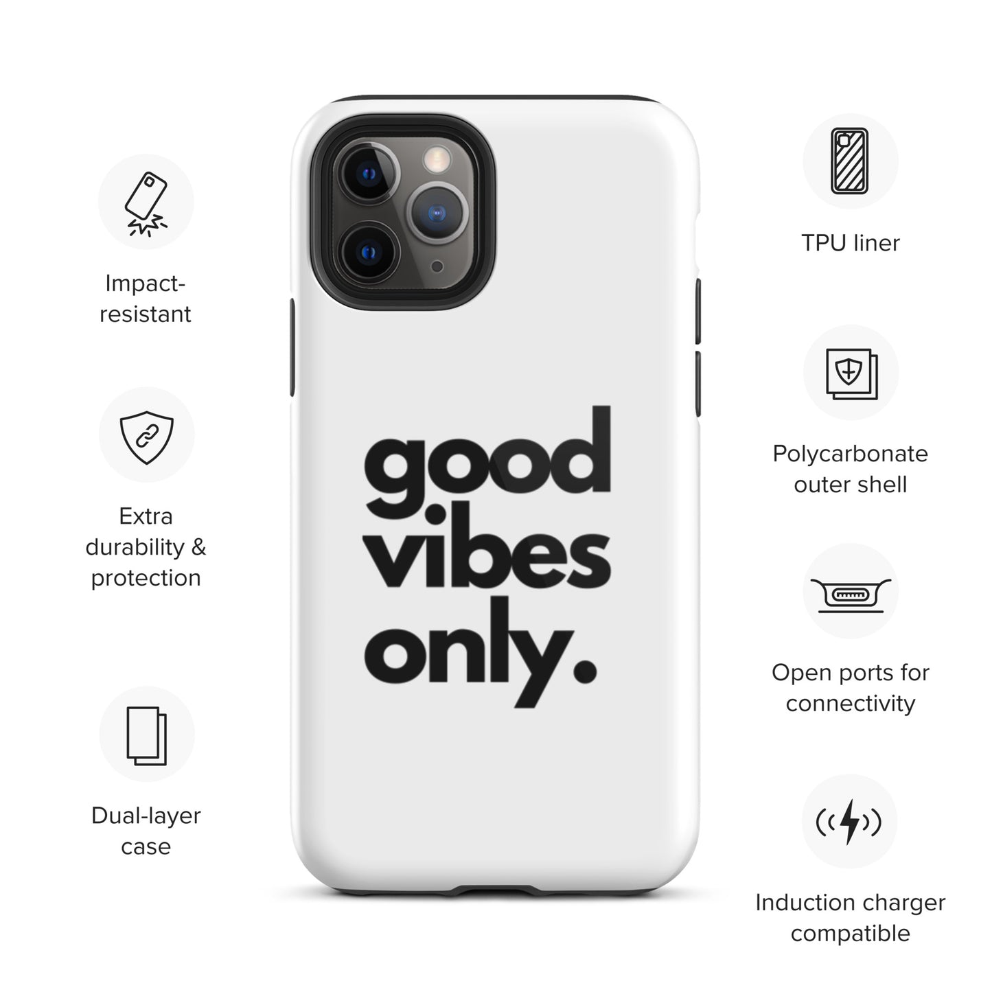 Good Vibes Only - Tough Case for iPhone®