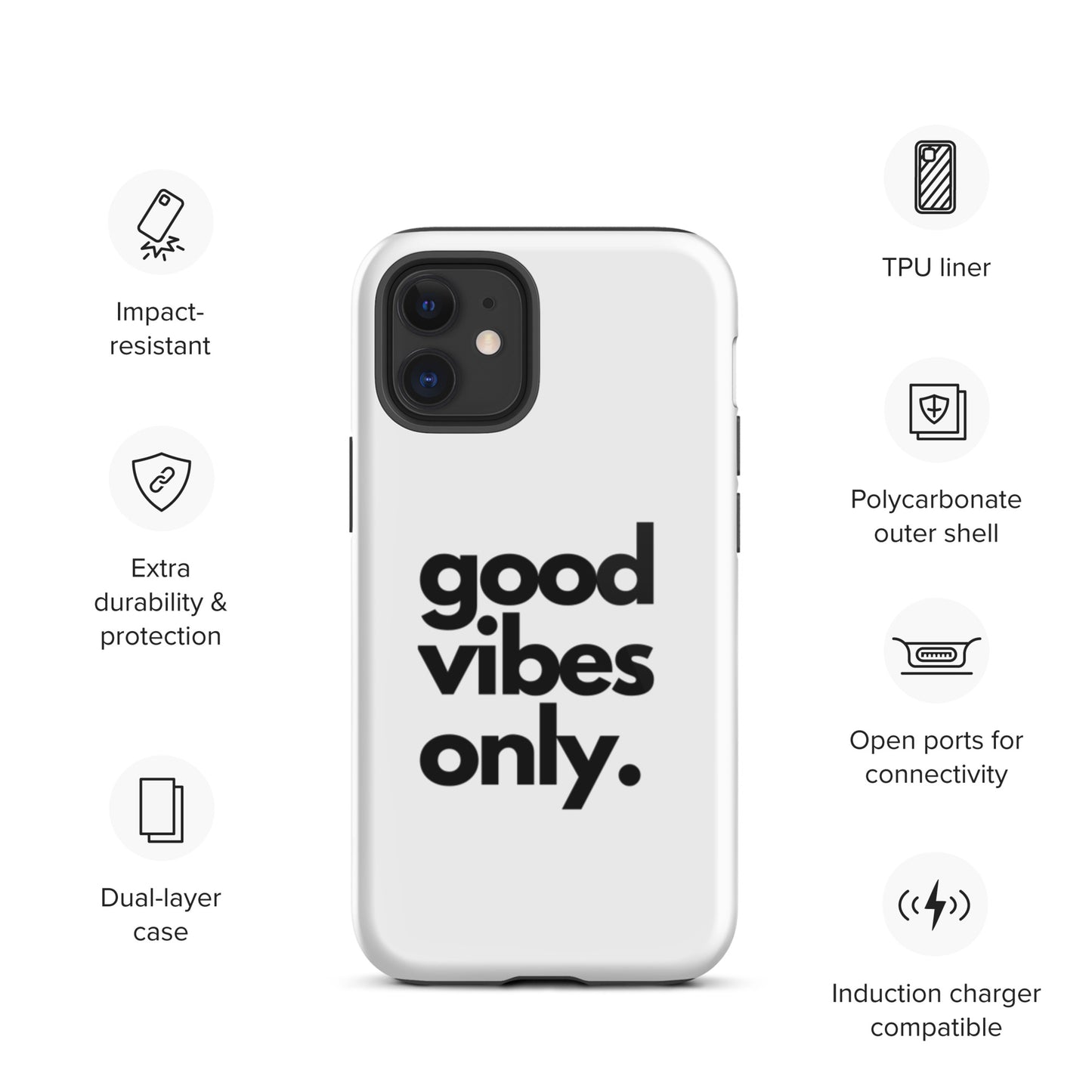 Good Vibes Only - Tough Case for iPhone®