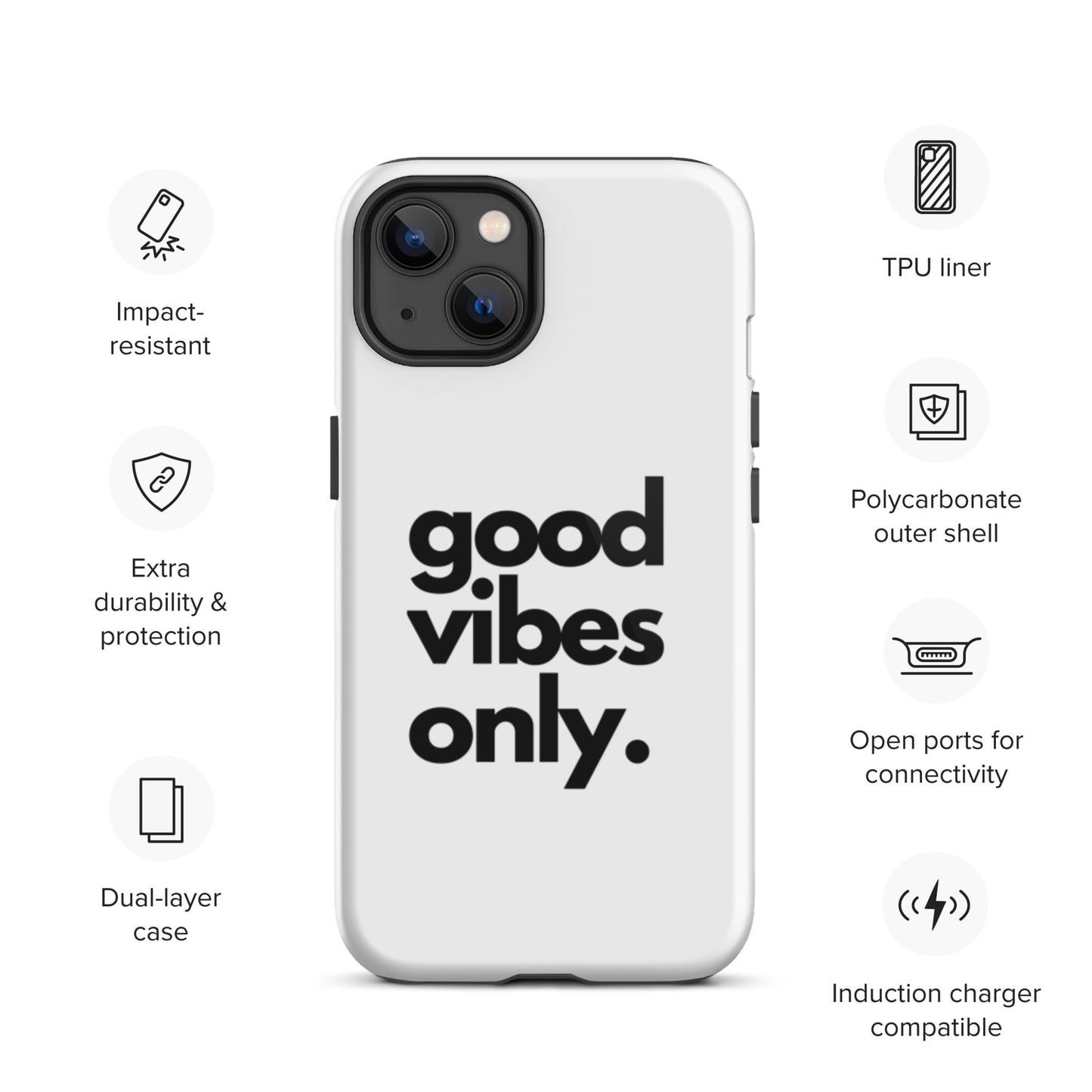 Good Vibes Only - Tough Case for iPhone®