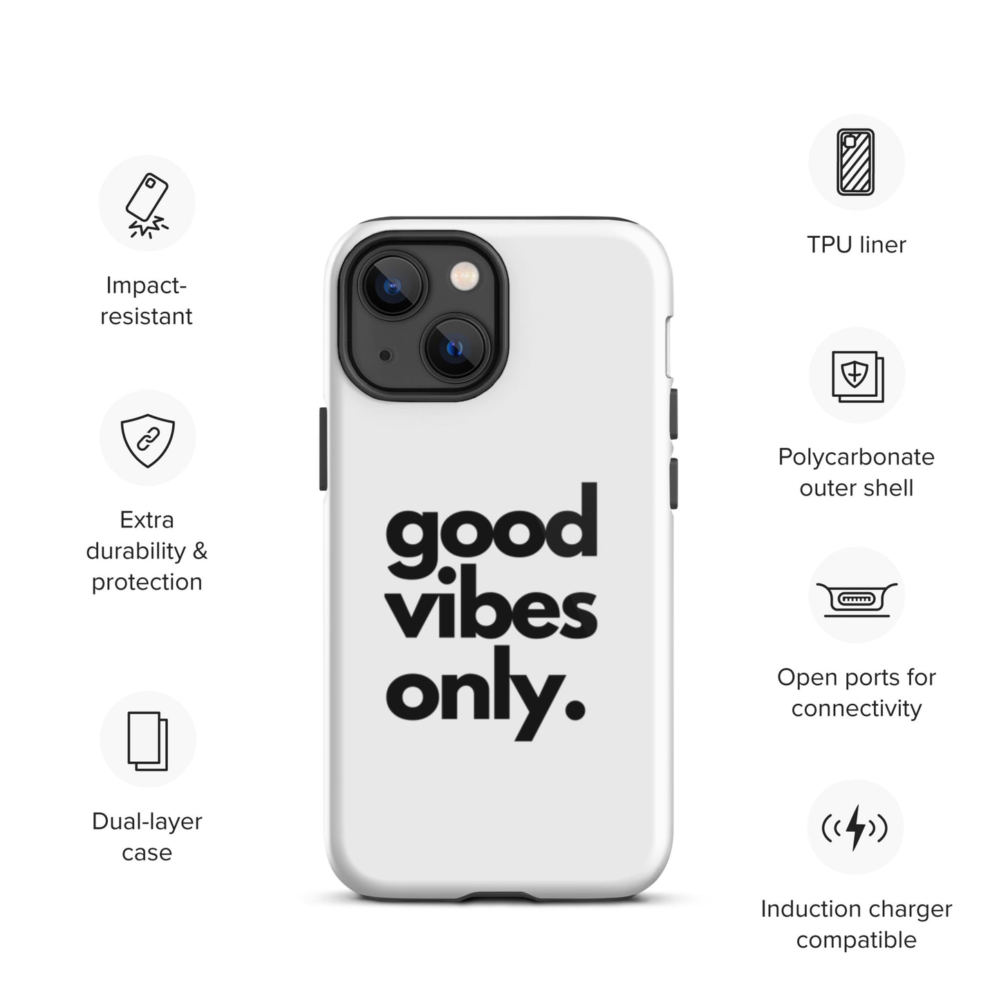 Good Vibes Only - Tough Case for iPhone®