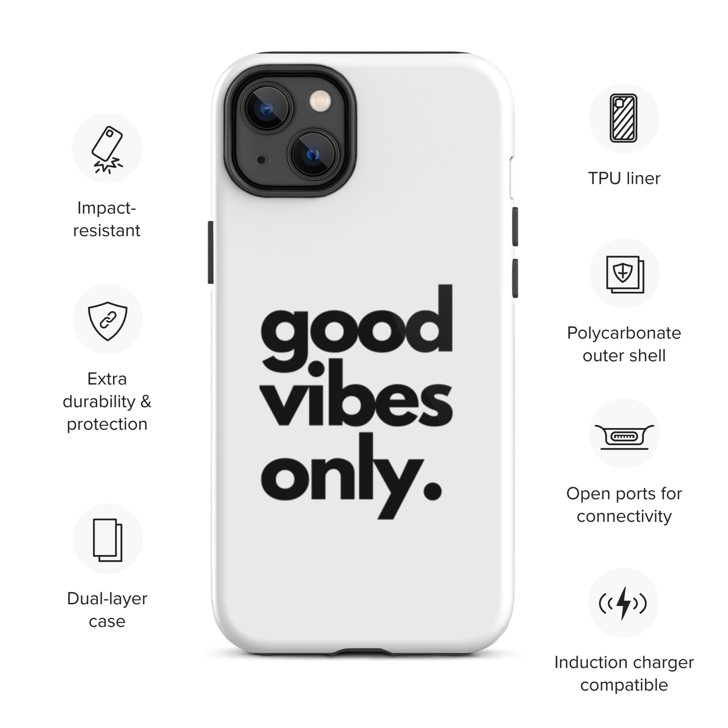 Good Vibes Only - Tough Case for iPhone®