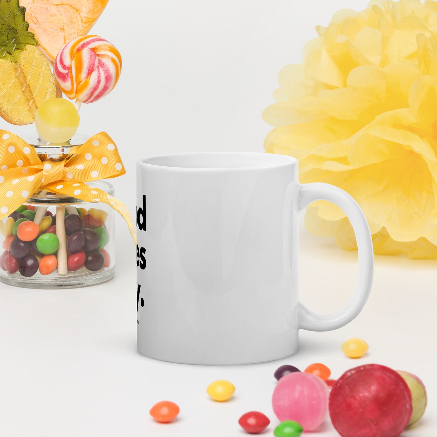 Good Vibes Only - White glossy mug